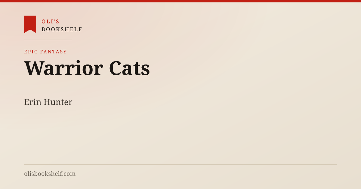 Read Guide Warrior Cats reading order (Into the Wild, 2003) · Oli's Bookshelf
